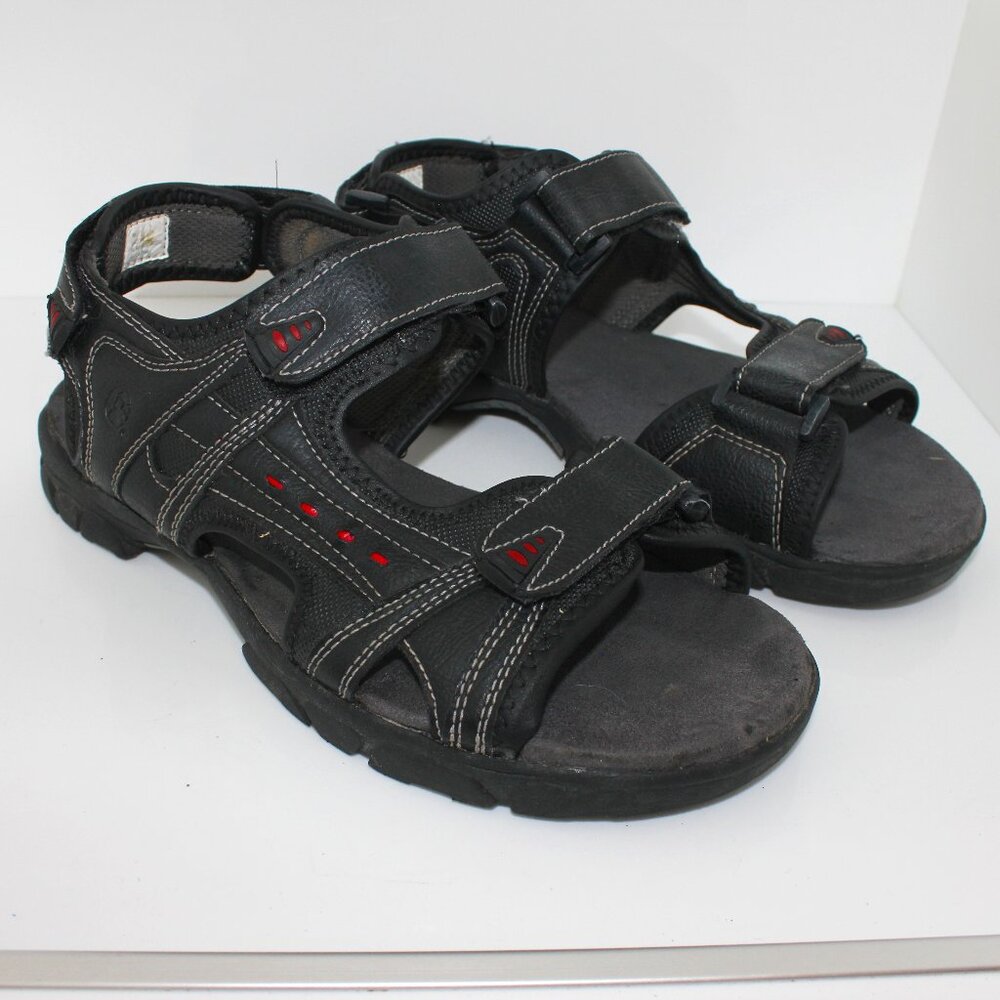 Coleman Lagoon Hiking Water Sport Footwear Black Sandals Hook & Loop Size 9 M